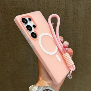 Candy Color Matte For Magsafe Case For Samsung Galaxy A56 A36 A26 A16 A06 A07 A55 A35 A25 A15 A05 A54 With Lanyard Soft Cover