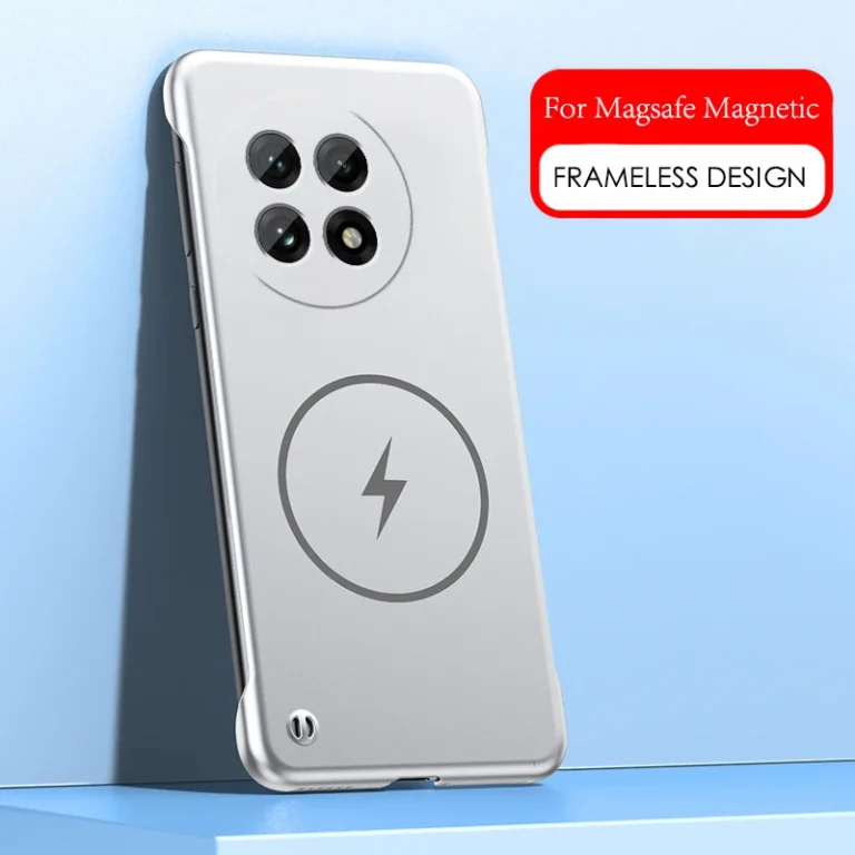 Luxury Frameless Metal Painting Magnetic Case For Oneplus 13 13R 12 12R 11 11R 10T Shockproof Ultra Thin Matte For Magsafe Cover