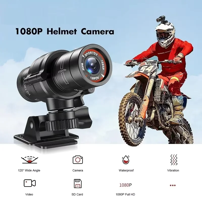 HD 1080P Mini Bicycle Camera Waterproof Motorcycle Video Recorder Action Video Cam Digital Sport Helmet Bike Mtb Camcorder