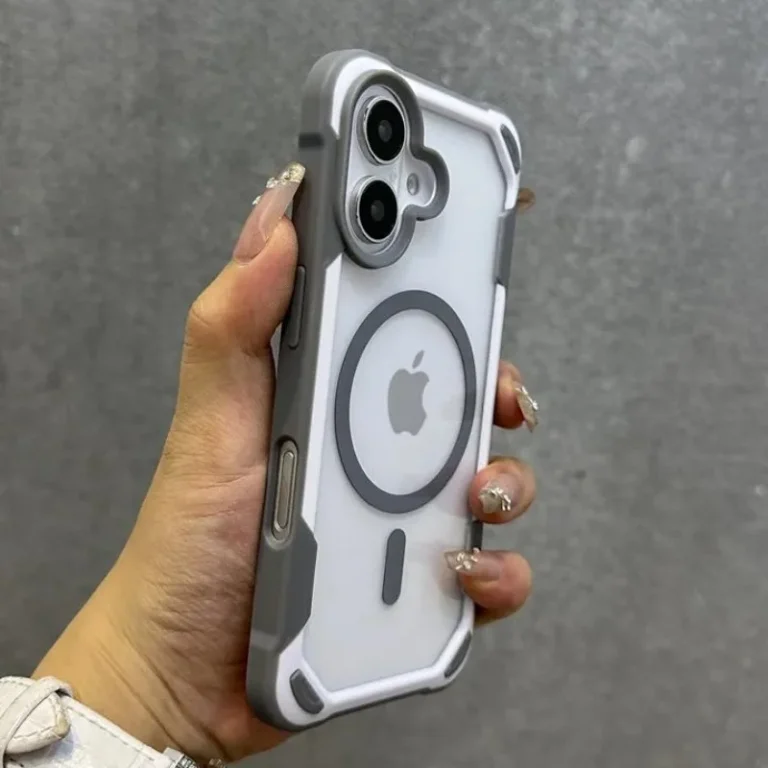| Wholesale Price at Gaffar India Hit Color Magnetic For Magesafe Wireless Charge Case For iPhone 17 Pro 16 13 14 12 15Pro Max Transparent Shockproof Bumper Cover