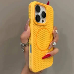 Luxury Magsafe Heat Dissipation Candy Phone Case For iPhone 17 12 13 14 15 16 Pro Max 16 Plus 17Air Magnetic Bumper Back Cover