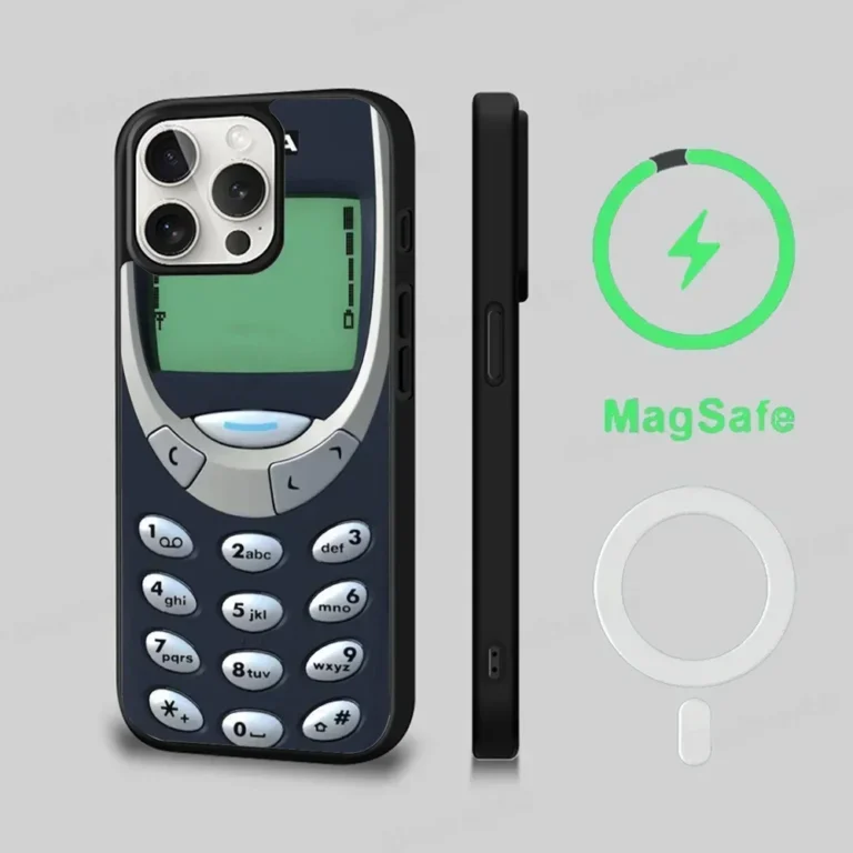 Retro Old Nostalgiar N-Nokia Cellphone Phone Case Magesafe Magnetic Wireless Case For IPhone 16 11 12 13 14 15 Pro Max Plus Mini