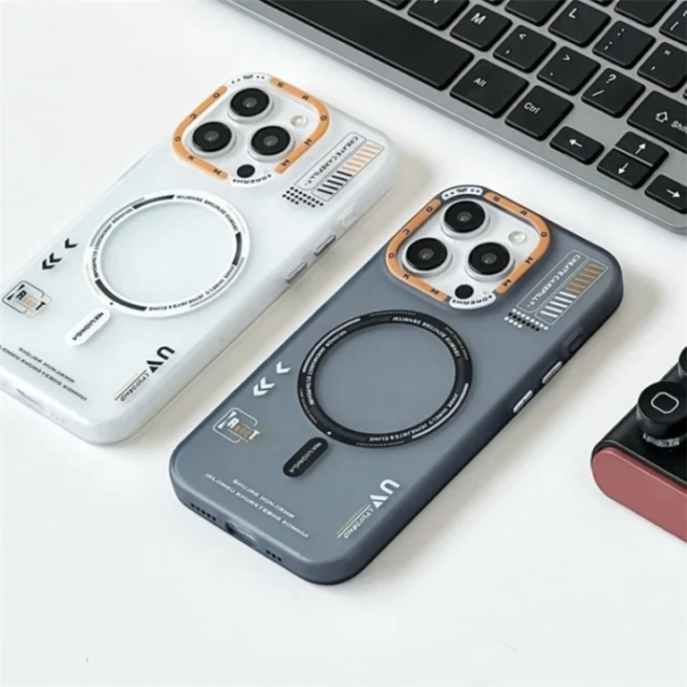 | Wholesale Price at Gaffar India Trendy Matte PC Magnetic Phone Case For iPhone 12 13 14 15 16 Pro Max Plus Magsafe Wireless Charge Metal Button Shockproof Cover