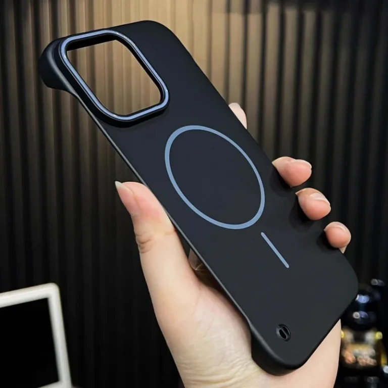 | Wholesale Price at Gaffar India Ultra Slim Frameless For Magsafe Cover For iPhone 16 15 14 13 12 Plus Pro Max 16Pro 16Pro 15Pro Magnetic Shockproof Hard PC Case
