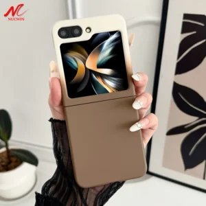 Ultra Thin Liquid PC Case for Samsung Galaxy Z Flip 6 5 7 ZFlip 4 3 Gradient Color Hard Shockproof Cover for Samsung ZFlip6 7