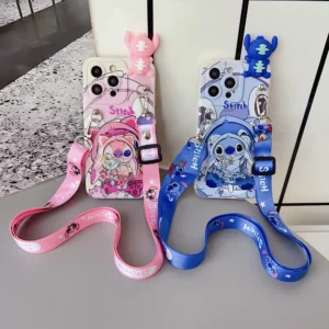 For iPhone 17 16 15 14 13 12 11 XR Xs 8 7 6 Pro Max mini Plus e Pacifier Case With Holder Rope