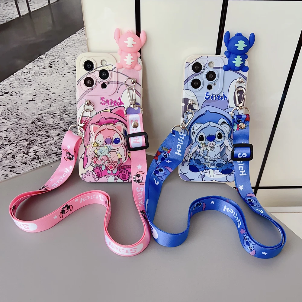 For iPhone 17 16 15 14 13 12 11 XR Xs 8 7 6 Pro Max mini Plus e Pacifier Case With Holder Rope