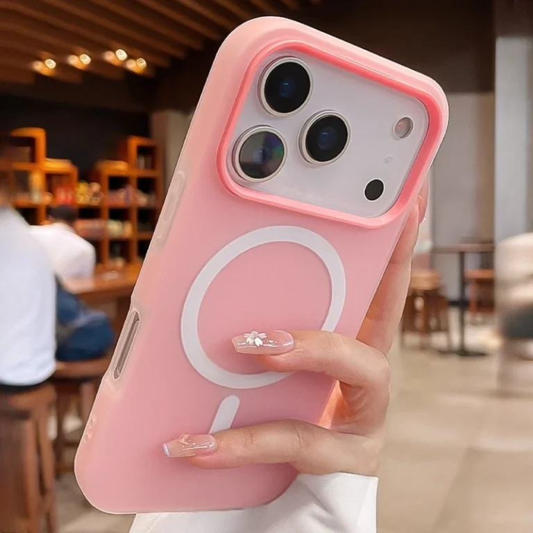 | Wholesale Price at Gaffar India Luxury 2 IN 1 Magnetic Shockproof Case for iPhone 17 Pro Max Air 16 15 14 Plus 13 12 11 Liquid Silicone Magsafe Bumper Cover