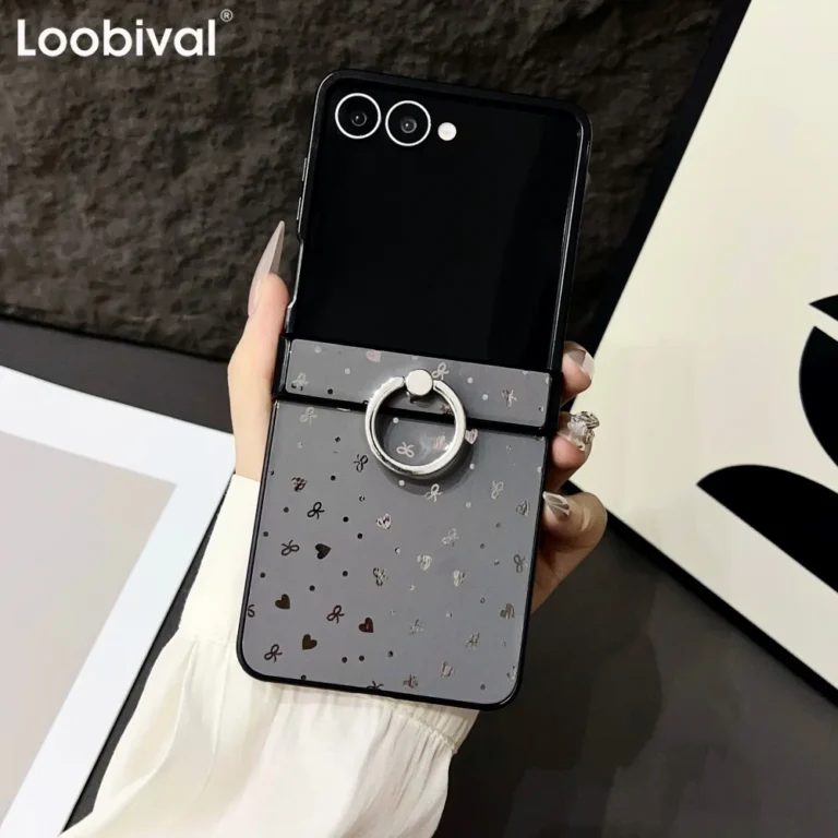 | Wholesale Price at Gaffar India Z Flip7 Ring Buckle Bracket Love Heart Star Phone Case For Samsung Galaxy Z Flip 7 6 5 4 3 Hinge Protection Glitter Hard Cover