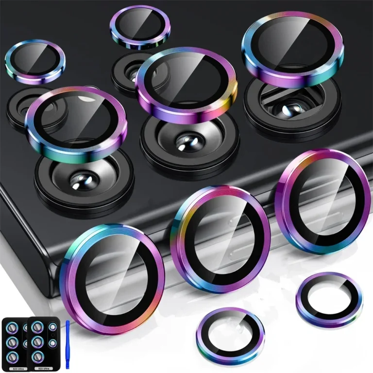 | Wholesale Price at Gaffar India Camera Lens Protetor For Samsung S25 S24 ultra S24 S23 S22 ultra Case Tempered Glass Film Titanium Alloy Ring Phone Accessories