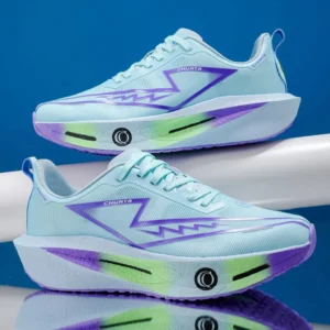 Men's Fashionable Casual and Comfortable Sports Running Shoes Breathable Fabric Upper Non-Slip and Wear-Resistant Shoes