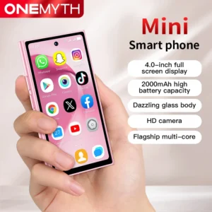 ONEMYTH S26 Pro 4.0" Mini Smartphone 2GB RAM 16GB ROM Android12.0 Face Recognition Unlock 2000mAh 4G Small Mobile Phone
