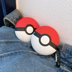 Pokemon Ball For Airpods 4 3 2 1 Case Cover,3D Cartoon Anime Silicone Earphone Protective Cover For Airpods Pro 2 Case Funda