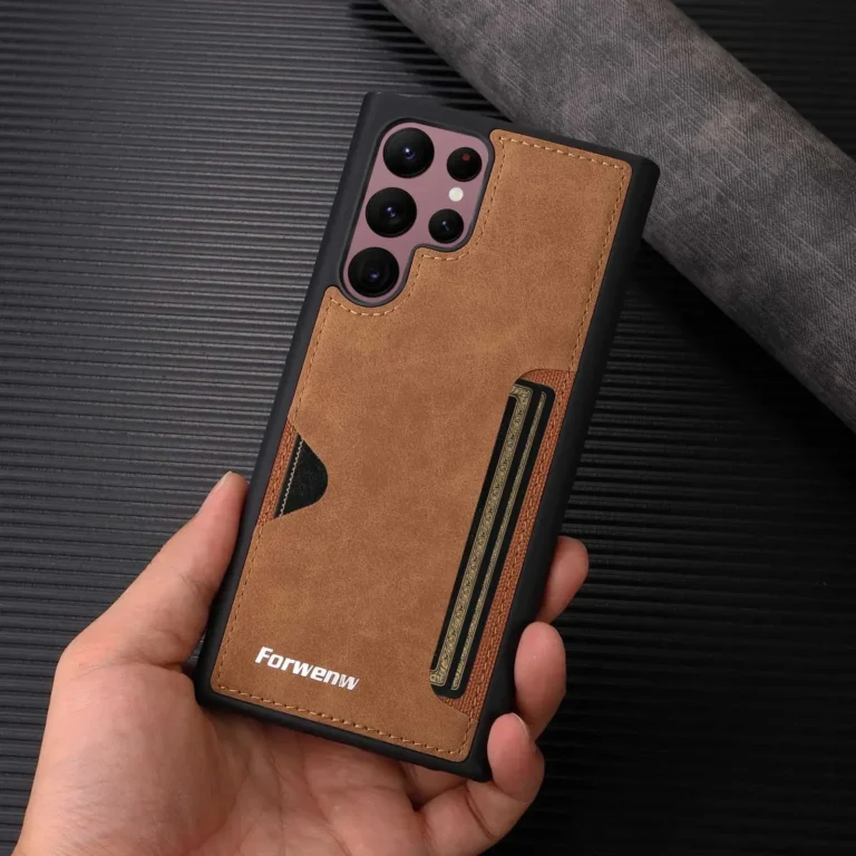 | Wholesale Price at Gaffar India Retro Card Leather Case for Samsung Galaxy S24 S25 Ultra S23 FE Plus A16 A15 A17 A35 A14 A36 A56 A34 A54 A13 A23 A33 A53 Cover
