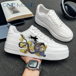 Dragon Ball Cartoon anime around painted graffiti prints men's woman shoes student children's gift