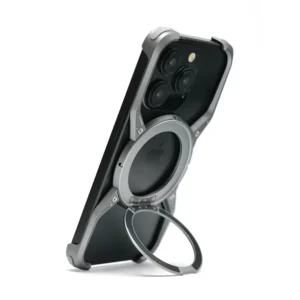 Metal Frameless Magsafe Magnetic Holder Phone Case For iPhone 13 14 15 16 Pro Max 16promax Aluminum Alloy Frame Shockproof Cover