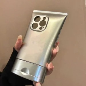 Three Dimensional Silver Facial Cleanser Suitable For Iphone 16 Pro Phone Case 15 14 All Inclusive Silicone 13 11 12