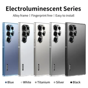 All-aluminum body Matte titanium alloy ultra-thin back cover For Samsung Galaxy S25 S24 S23UltraS23 S24puls Metal Magnetic Shell