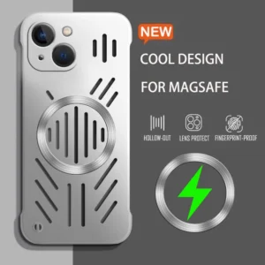 Heat Dissipation Magnetic Phone Case For Samsung Galaxy S25 S24 S23 Ultra Plus For Magsafe Wireless Charging PC Hard Cover