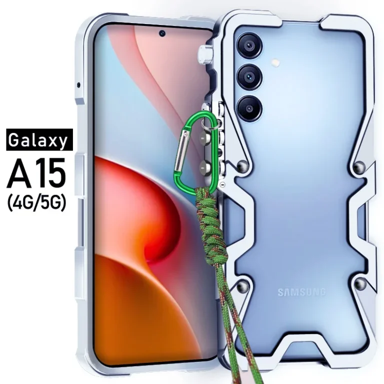 Luxury Aluminum Metal Bumper Case For Samsung Galaxy A54 A53 A15 A25 A35 A52 A52S A55 A72 A73 Case Shockproof Cover Funda Coque