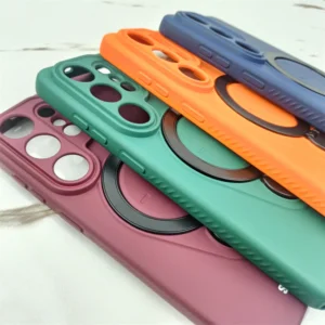 Luxury Magnetic 360°Ring Holder Silicone Case For Samsung Galaxy S26 Ultra Plus S26Ultra S26+ For Magsafe Shockprood Phone Cover