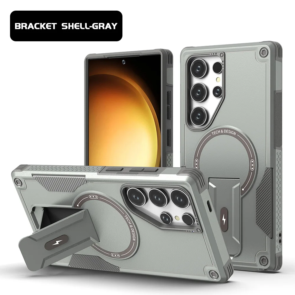 Shockproof Armor Case For Samsung S26 Plus S25 Ultra S24 MagSafe Magnetic Cover For Galaxy A56 5G A55 A54 A36 A26 A16 A06 A05S