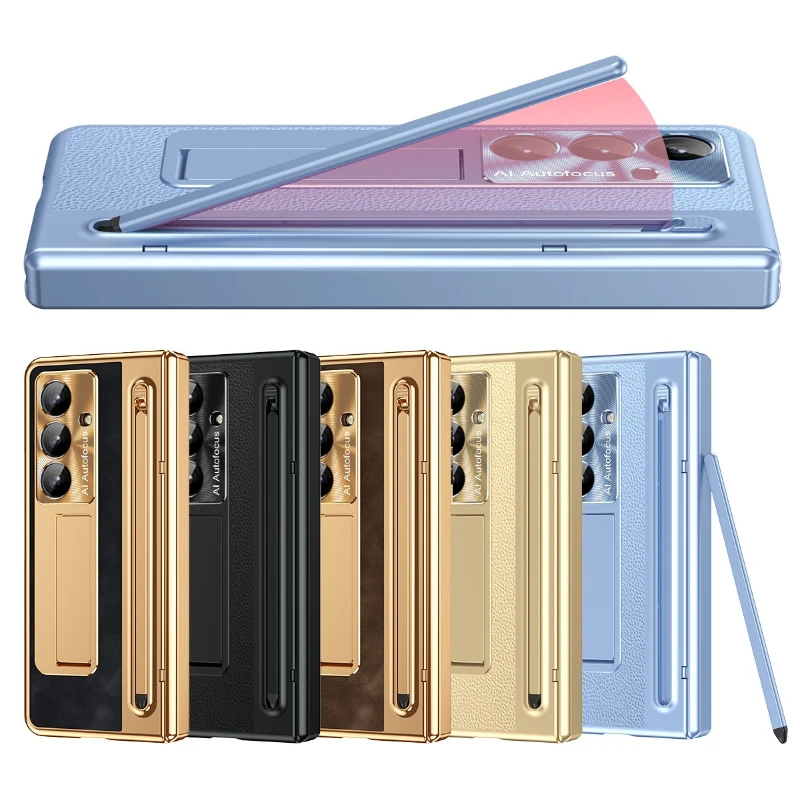 Anti-scratch For Samsung Galaxy Z Fold 8 Ultra 7 6 5 4 5G Case With Stand Pen Hinge Protection Screen Protector Cover Hard Shell