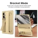 Luxury Lichee Leather Invisible Bracket Case for Samsung Galaxy Z Fold 8 Ultra Wide 7 6 5 4 Screen Film Pen Slot Stand Cover 1