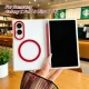 Luxury Frosted Translucent Magnetic Phone Case for Samsung Galaxy Z Fold 8 Ultra 8 7 6 5 for Magsafe Hinge Protective PC Cover 1