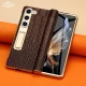 langsidi-leather-case-for-samsung-galaxy-z-fold-7-6-5-4-3-fold6-fold7-gold-plating-magnetic-hinge-stand-cover-with-mirror-film-featured.webp